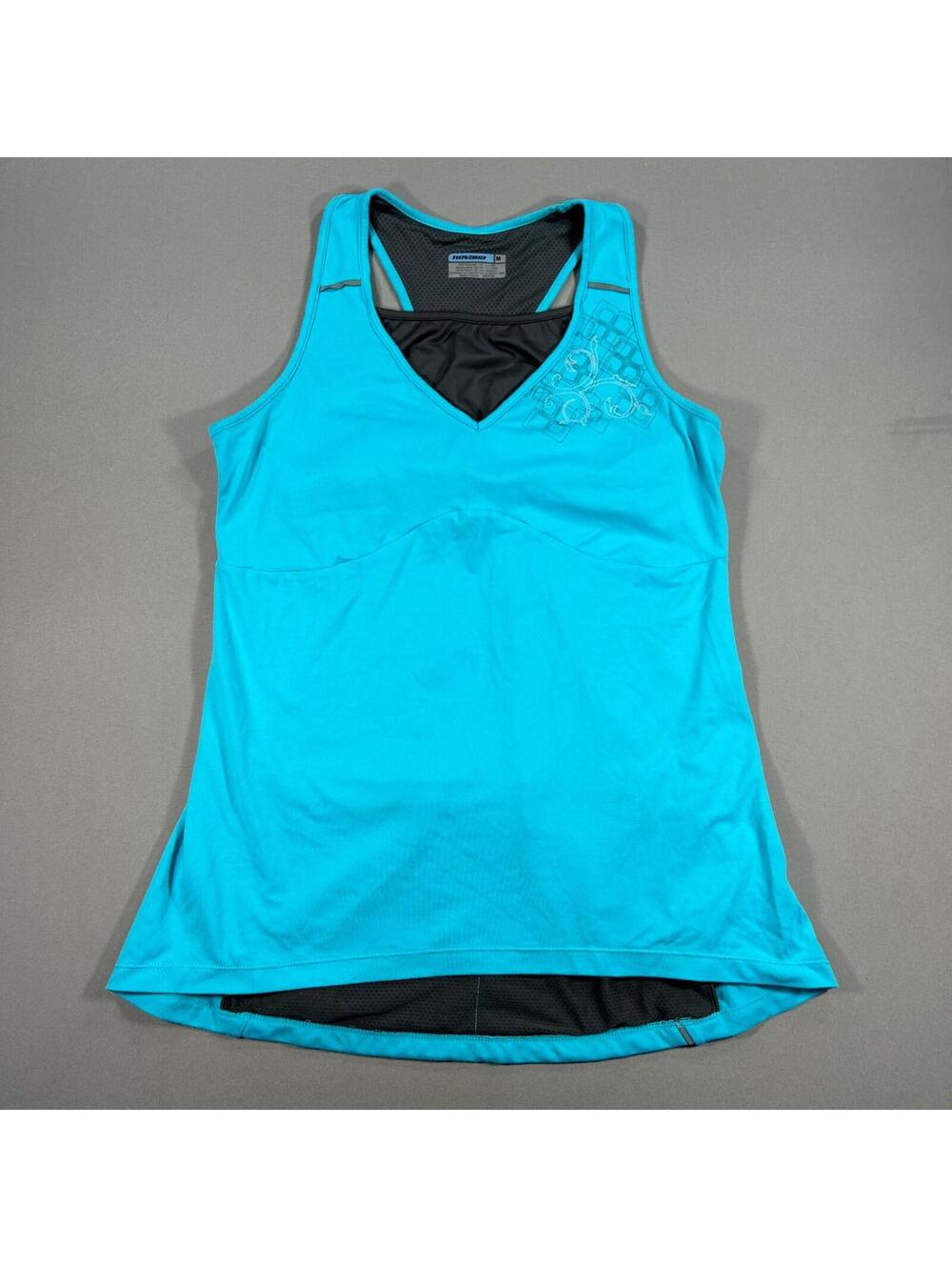 NOVARA - WOMEN'S MEDIUM - Blue SLEEVELESS ROUND NECK CYCLING TANK TOP